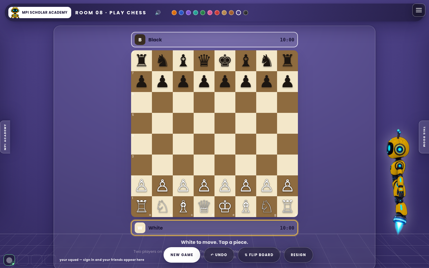 Room 08, chess