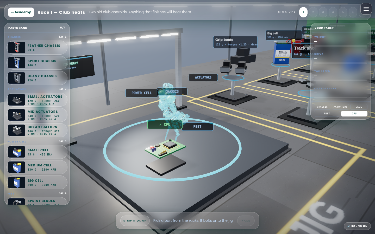 Room 04, build a robot